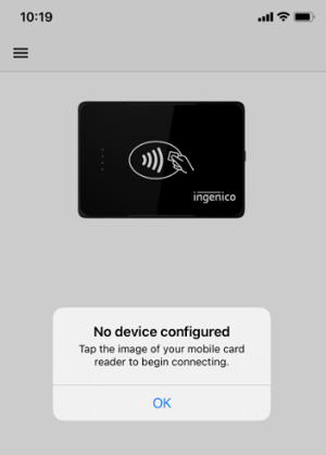 iOS no device configured message